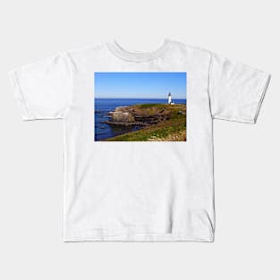 Yaquina Head Lighthouse Kids T-Shirt